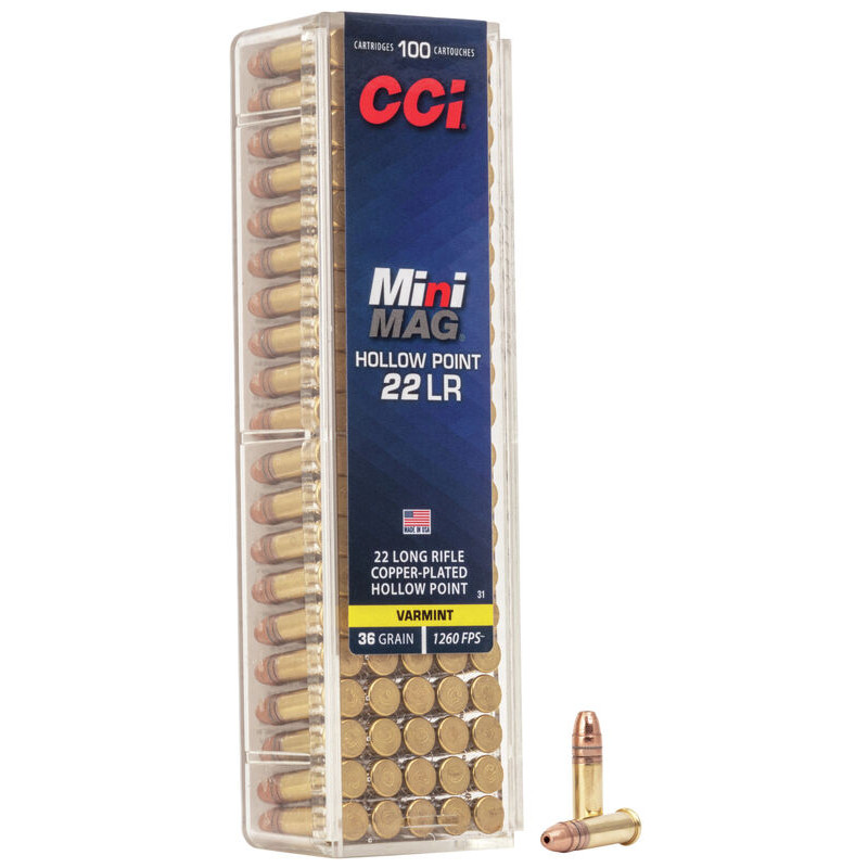 CCI .22 l.r. Mini-Mag HP 36grs