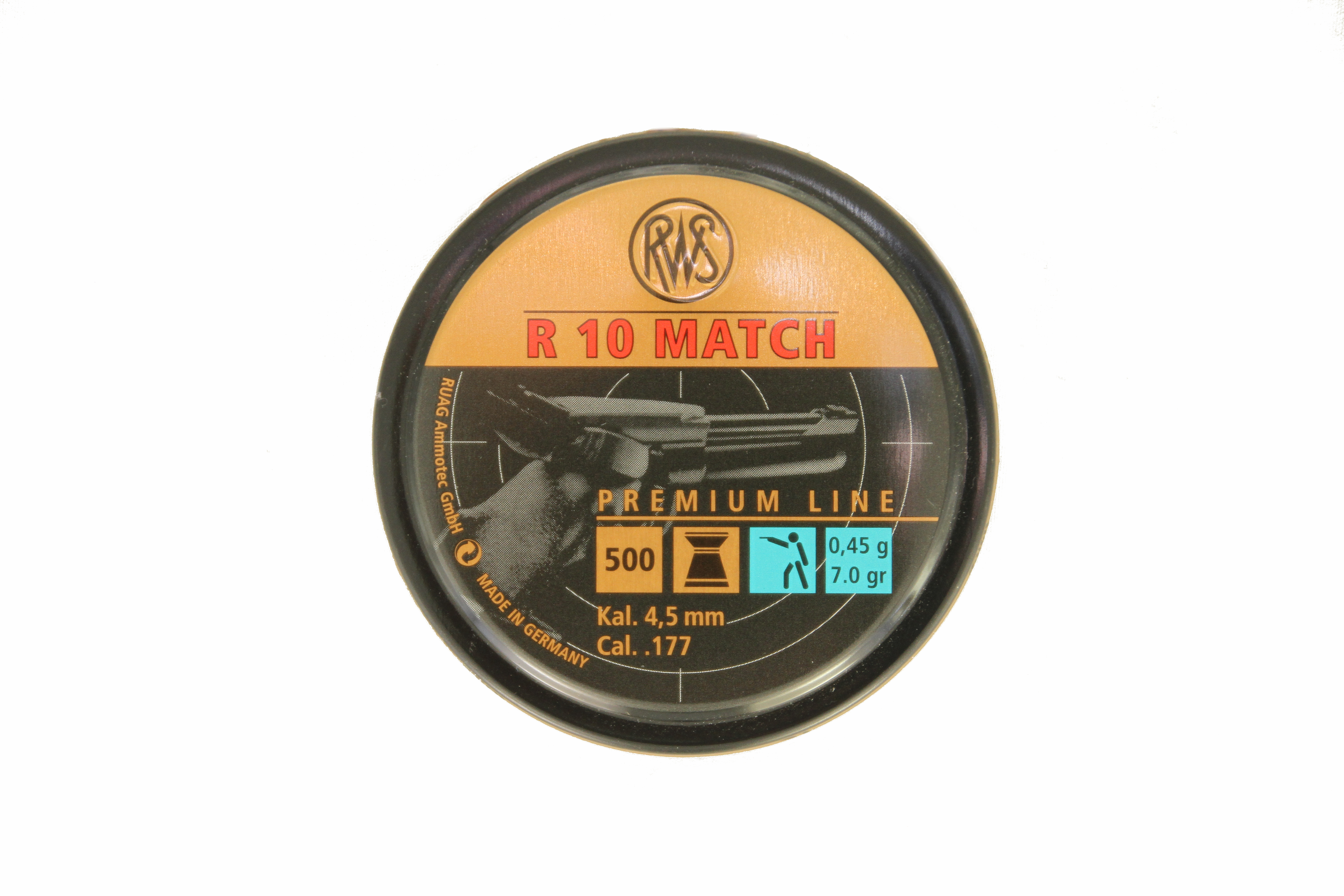 RWS R10 Match 0,45g LP 4,5mm RWS R10 Match 0,45g LP 4,5mm