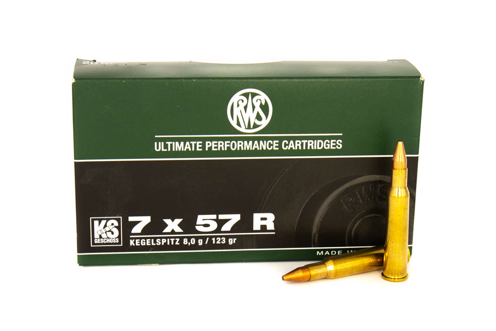 RWS 7x57R KS 8g 123gr. 7x57R RWS 7x57R KS 8g 123gr. 7x57R