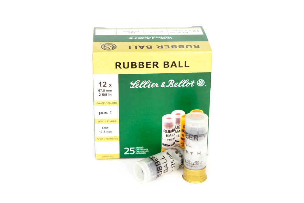 S&B Rubber Ball 17,5mm 12/67,5 S&B Rubber Ball 17,5mm 12/67,5