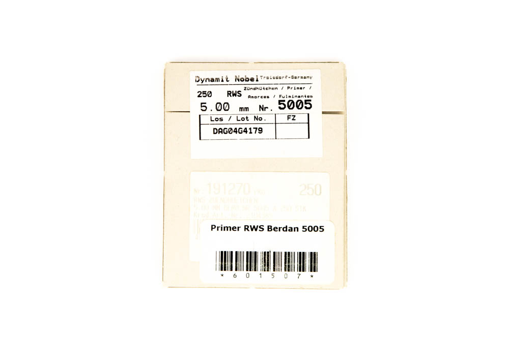 RWS Primer Berdan 5005 RWS Primer Berdan 5005