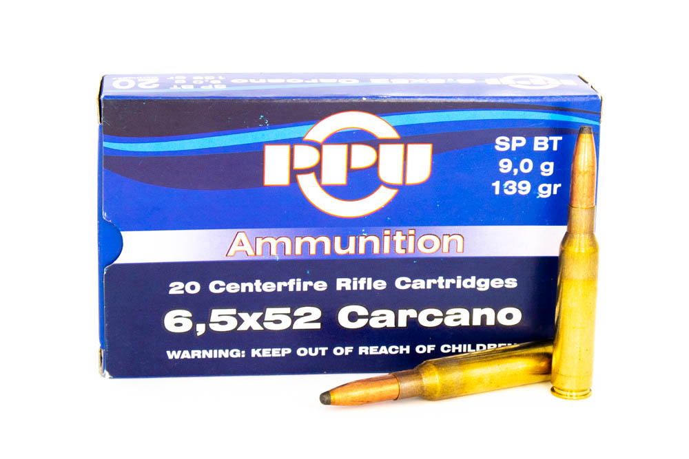 PPU 6,5x52 Carcano 139 gr TM PPU 6,5x52 Carcano 139 gr TM
