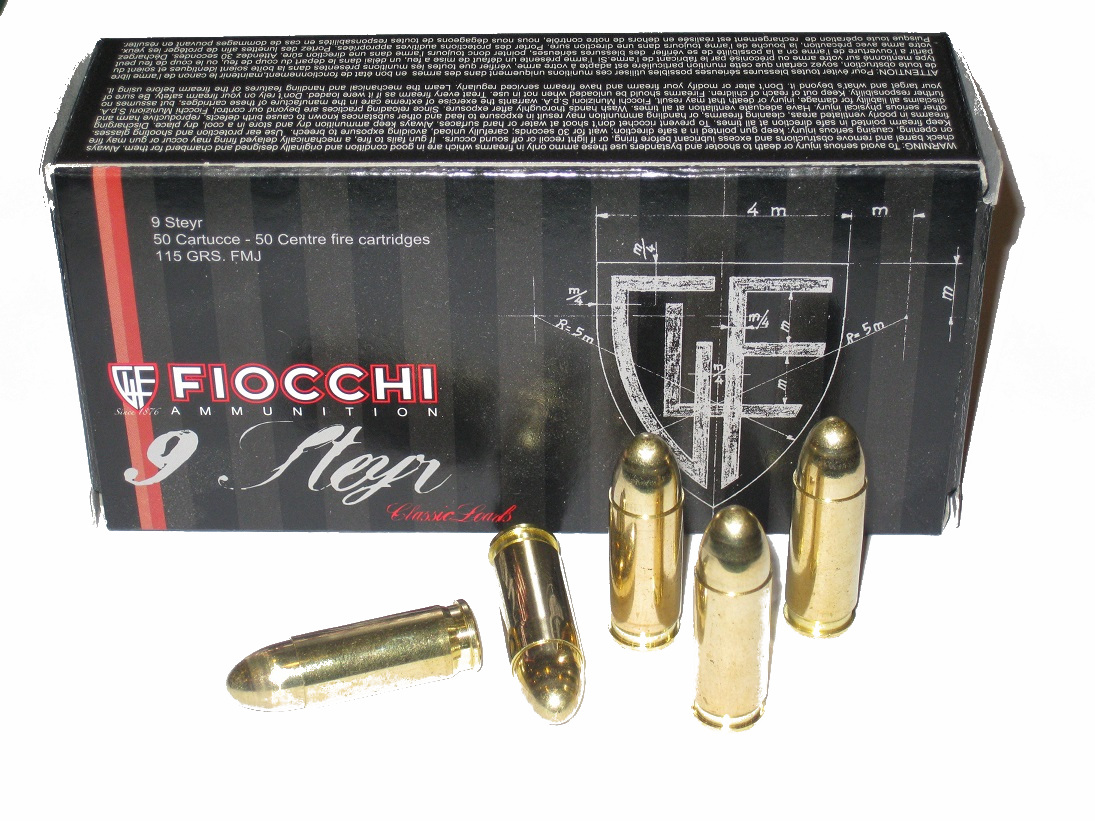 Fiocchi Kal.9mm Steyr VM