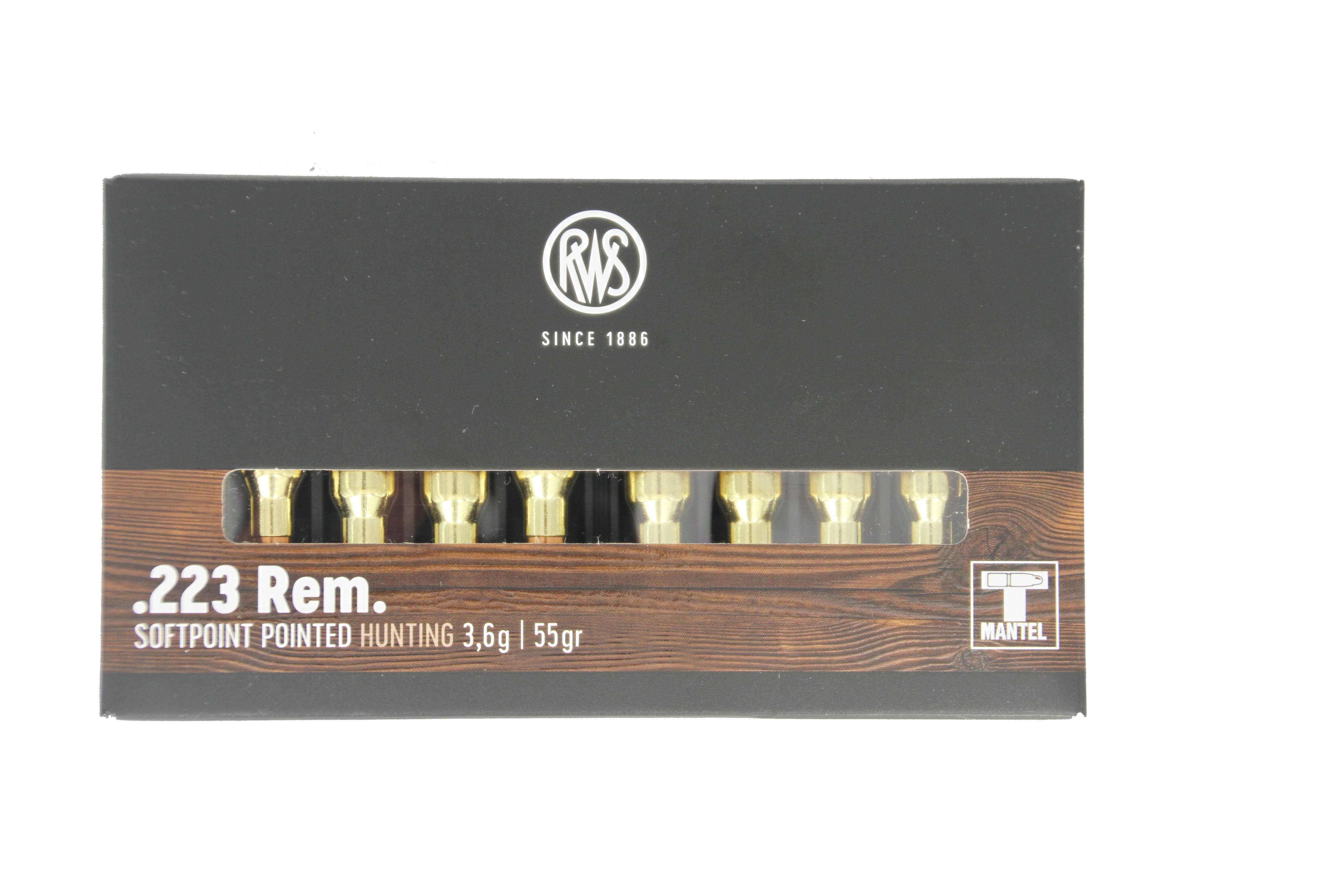 RWS .223 Rem.TM 3,6g/55grs RWS .223 Rem.TM 3,6g/55grs