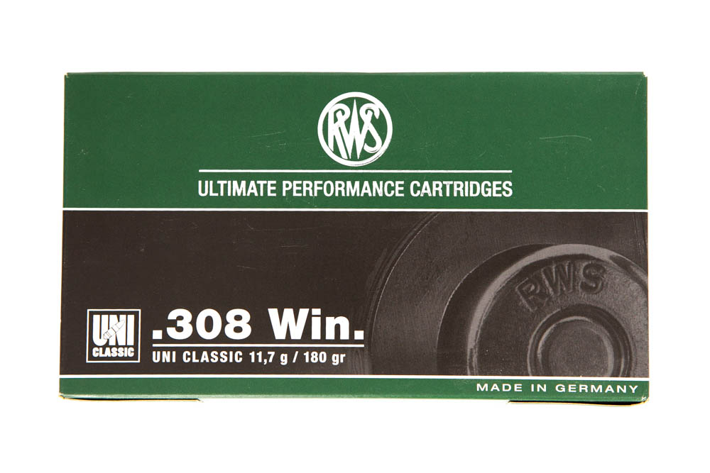 RWS .308 Win UNI Classic 11,7g RWS .308 Win UNI Classic 11,7g