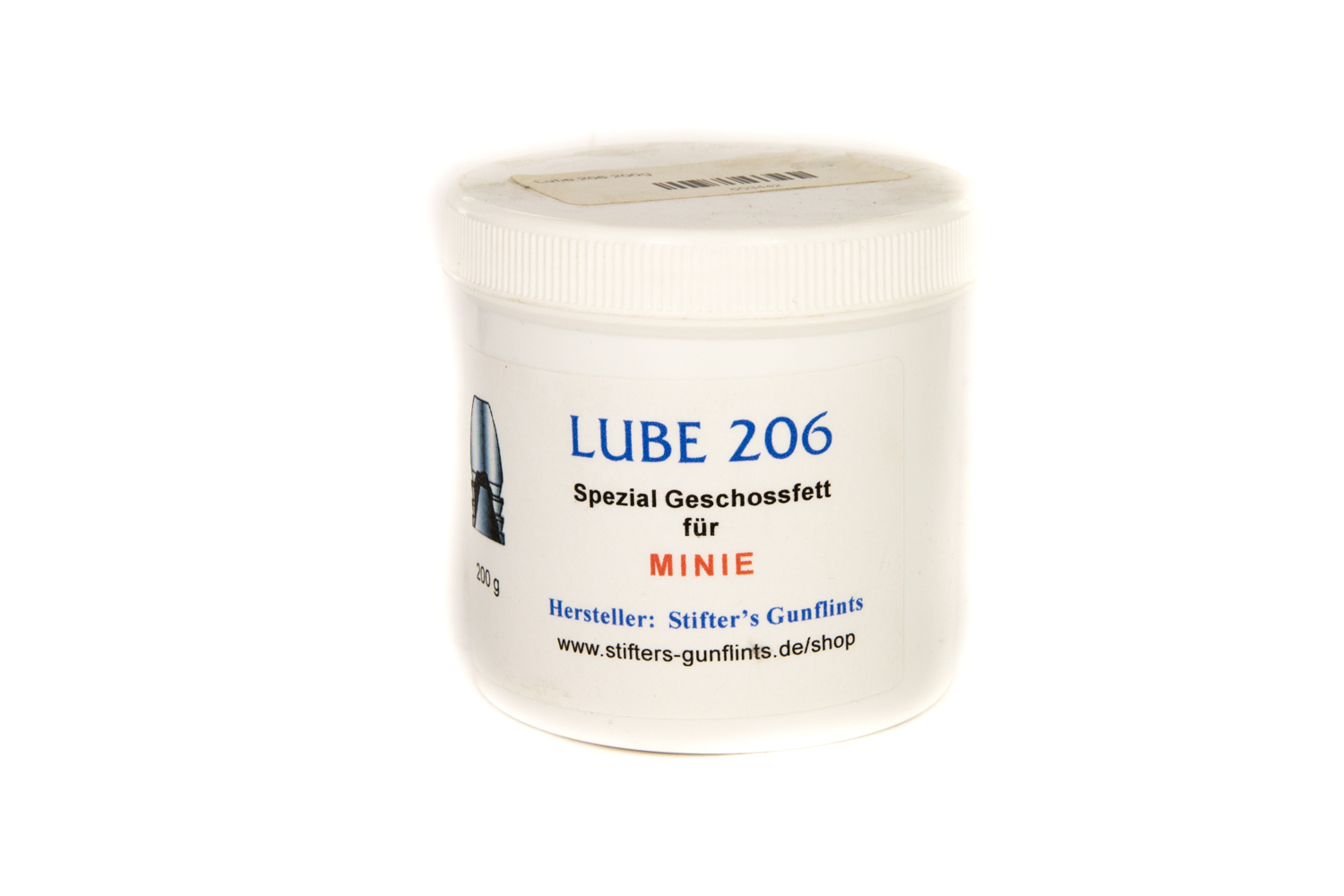 Lube 206 200g Vorderladerfett Lube 206 200g Vorderladerfett