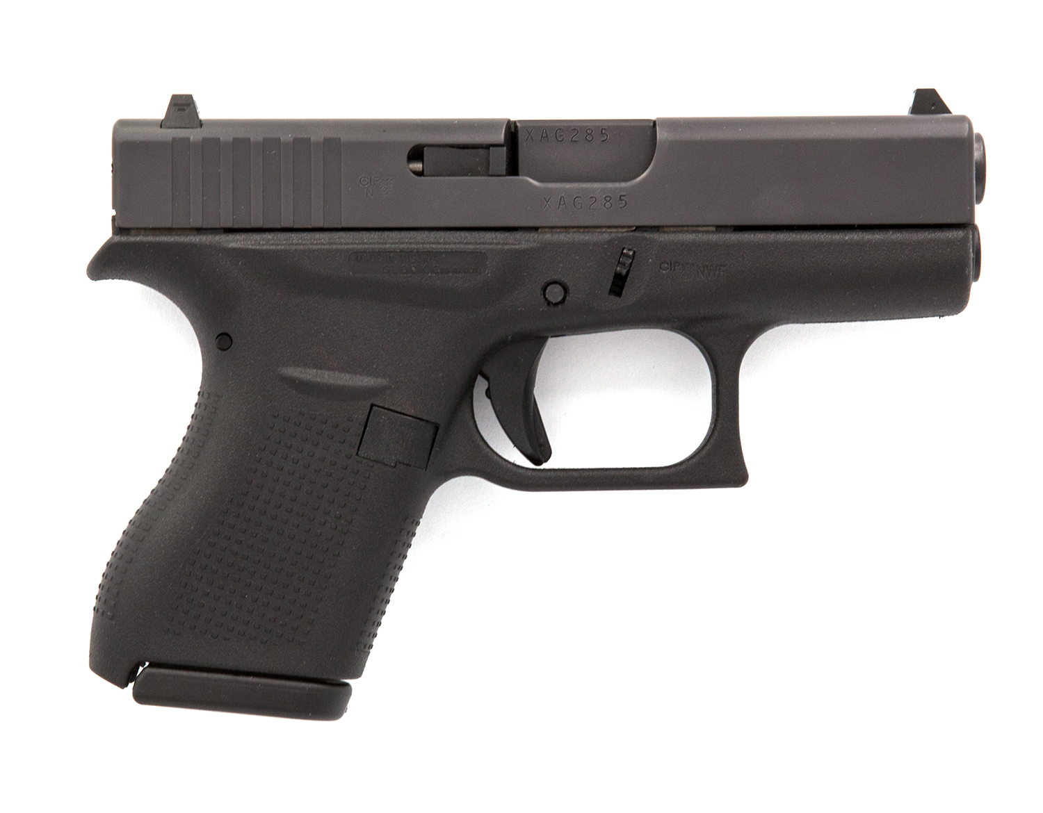 Glock 42 .380 Auto Pistole Glo Glock 42 .380 Auto Pistole Glo