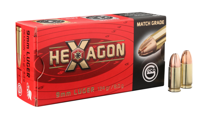 Geco 9mm Hexagon 124grs 9mm Pa Geco 9mm Hexagon 124grs 9mm Pa