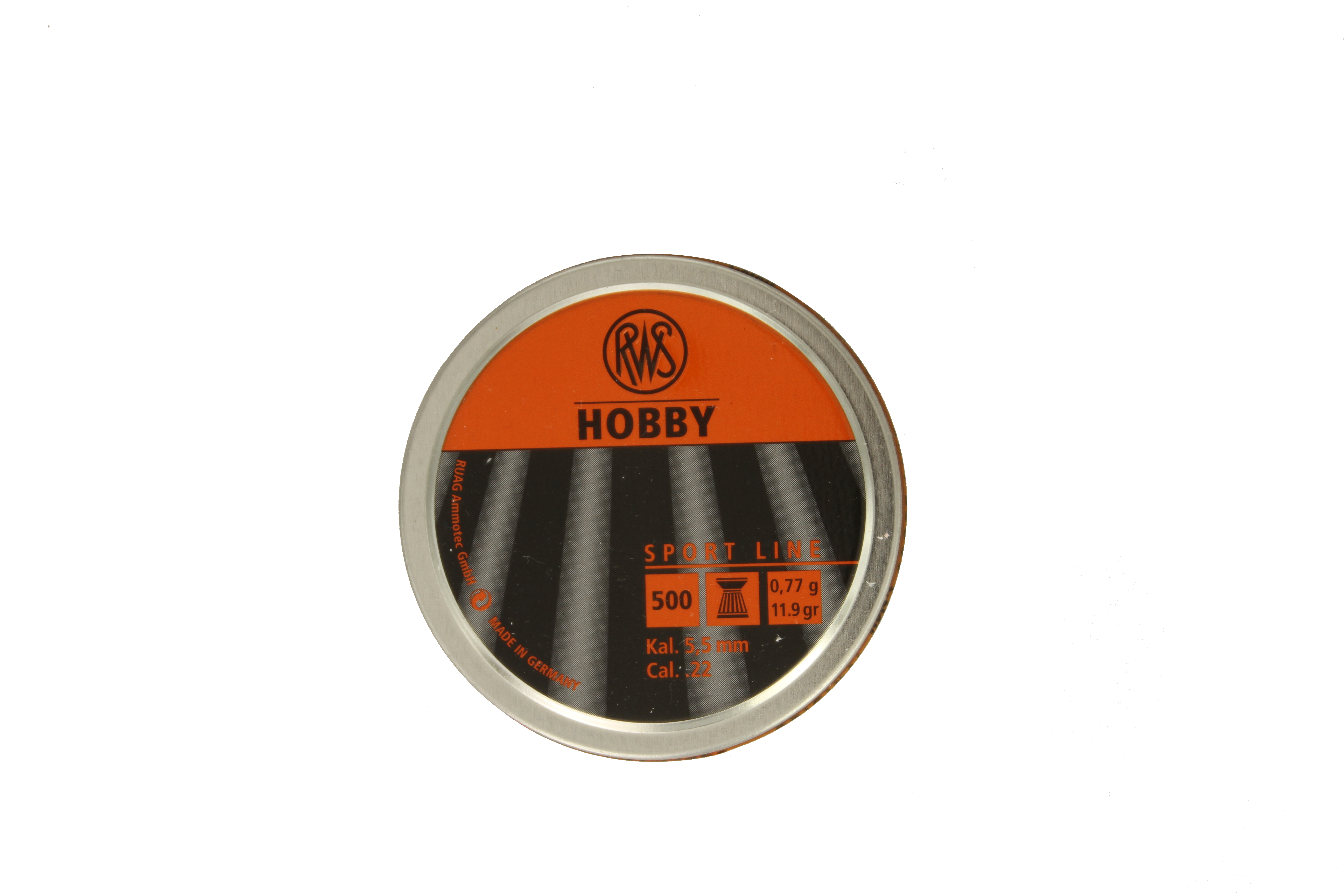 RWS 5,5mm Diabolo Hobby 0,77g RWS 5,5mm Diabolo Hobby 0,77g