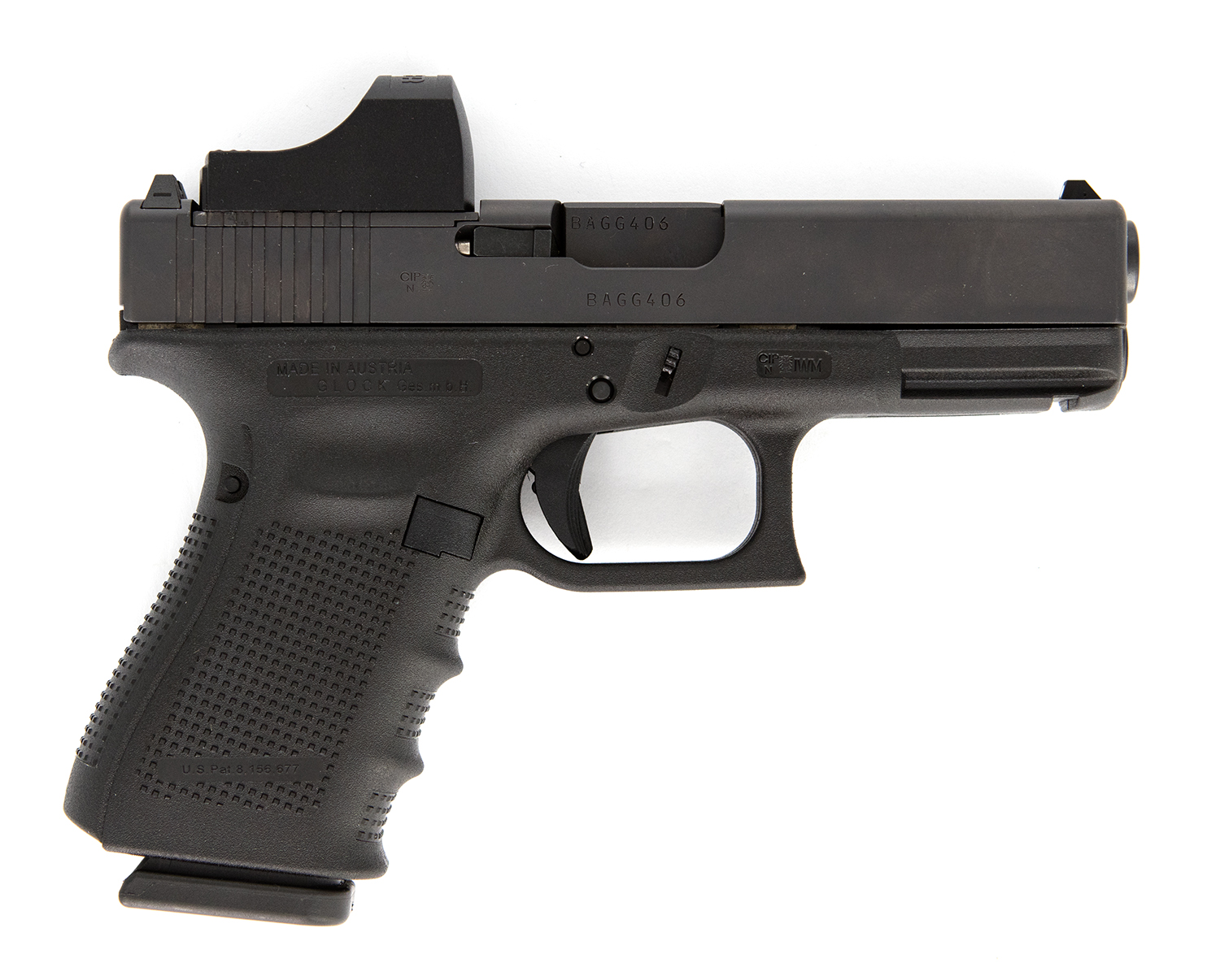 Glock 19 Gen 4 MOS 9mm Para/Lu Glock 19 Gen 4 MOS 9mm Para/Lu