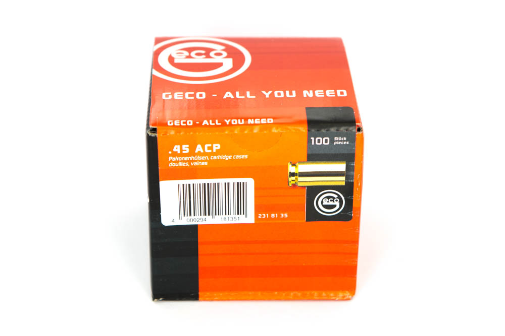 Geco Hülsen .45ACP 100er Geco Hülsen .45ACP 100er