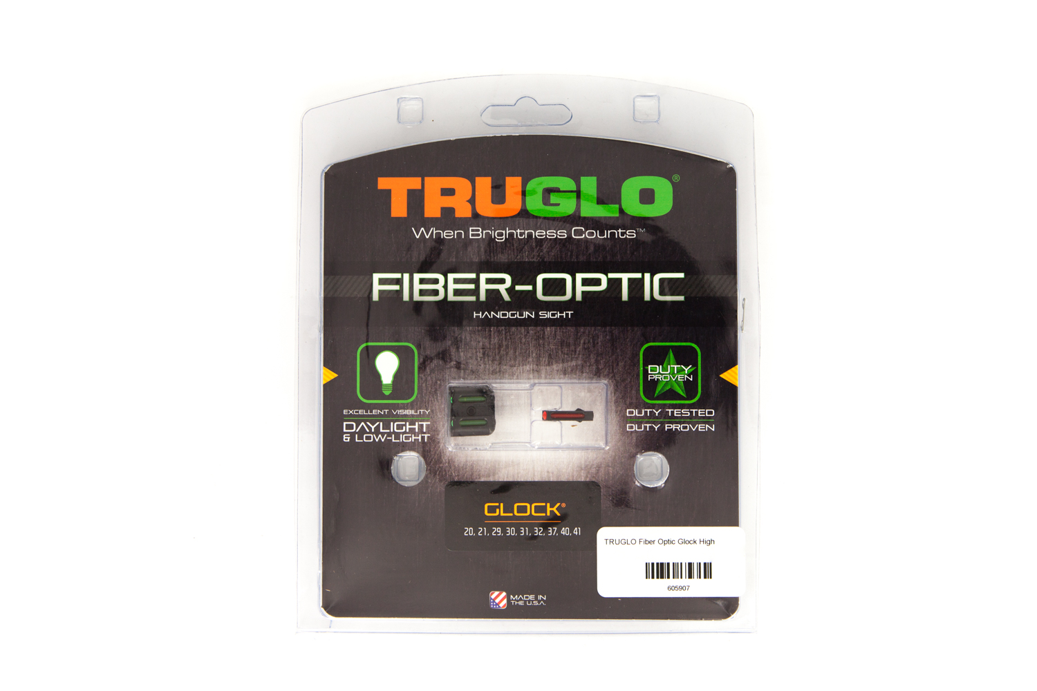 TRUGLO Fiber Optic Glock High