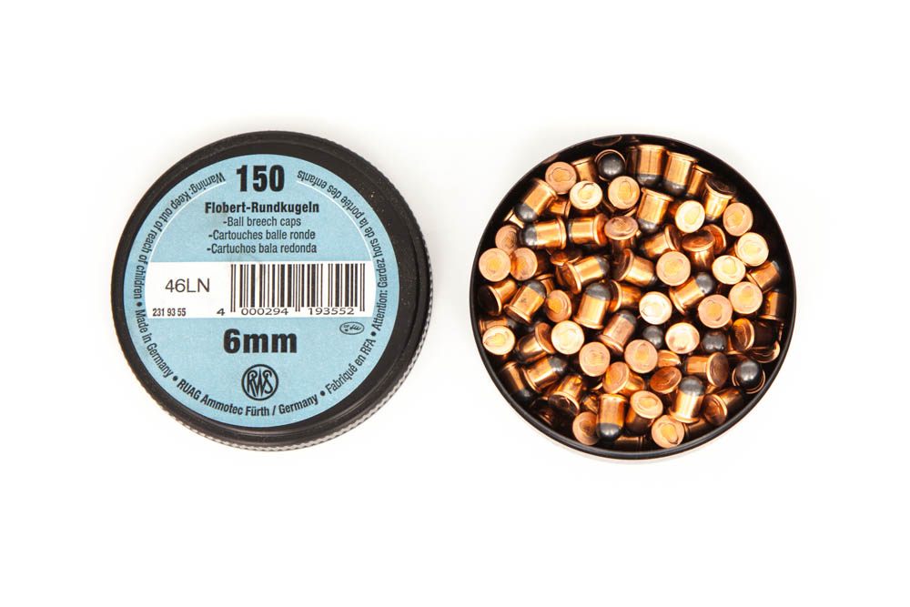 RWS 6mm Flobert Rund 150 Stk. RWS 6mm Flobert Rund 150 Stk.