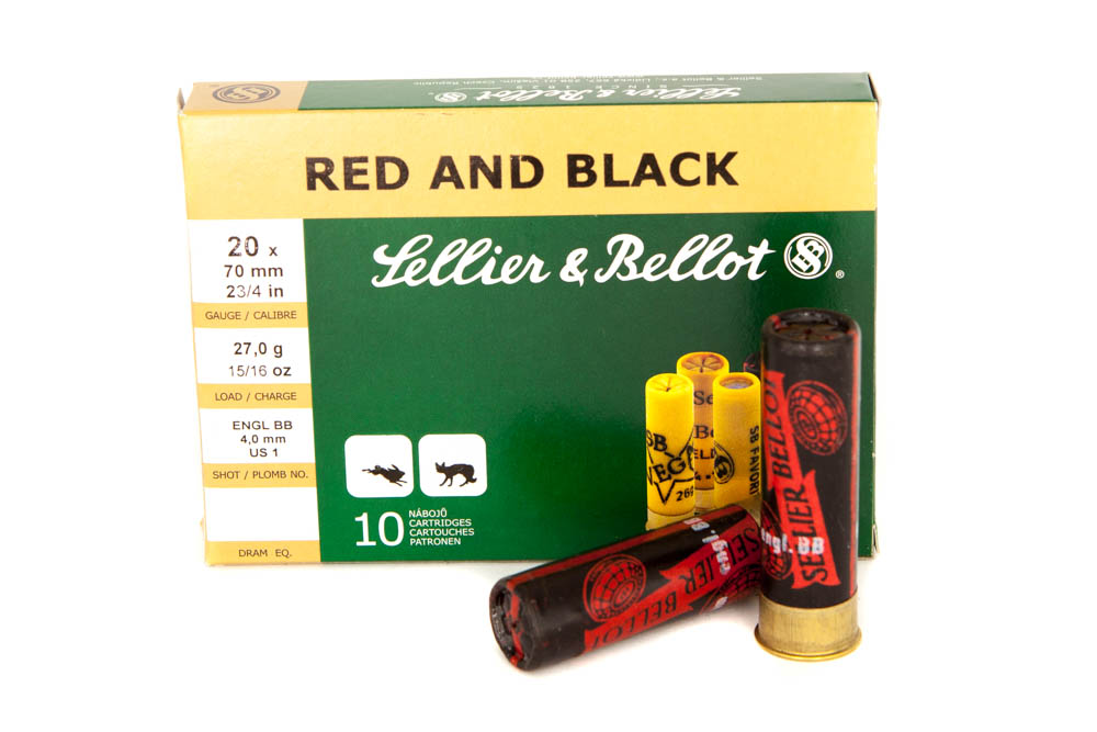 S&B 20/70 4,00mm Red&Black S&B 20/70 4,00mm Red&Black