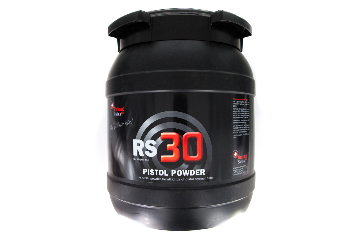 Reload Swiss RS30 4 kg Drum Reload Swiss RS30 4 kg Drum