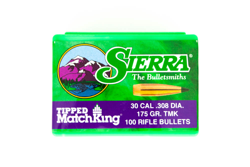 Sierra .308 175grs Tipped MK . Sierra .308 175grs Tipped MK .