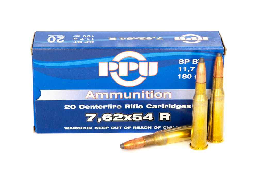 PPU 7,62x54R 180gr SP BT 7,62x PPU 7,62x54R 180gr SP BT 7,62x