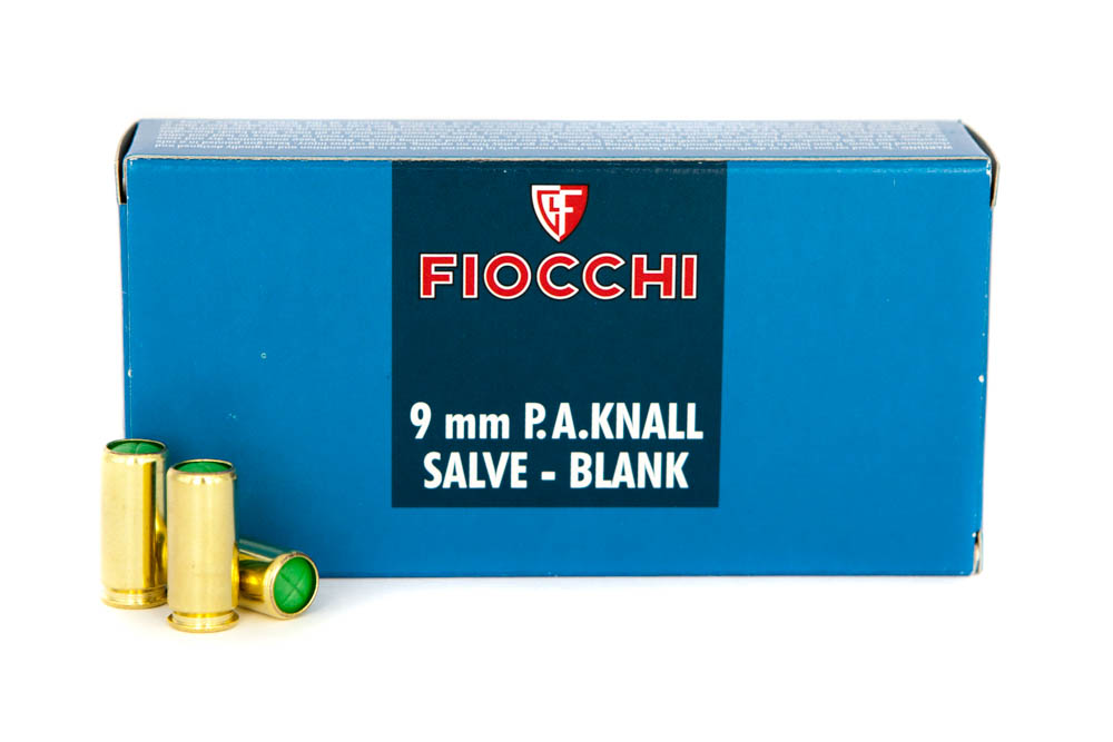 Fiocchi 9mm P.A.Knall 9mm PAK Fiocchi 9mm P.A.Knall 9mm PAK