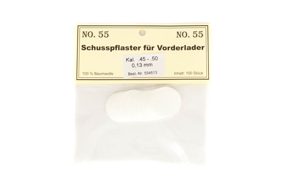 Schusspflaster .45-.50 0,13mm