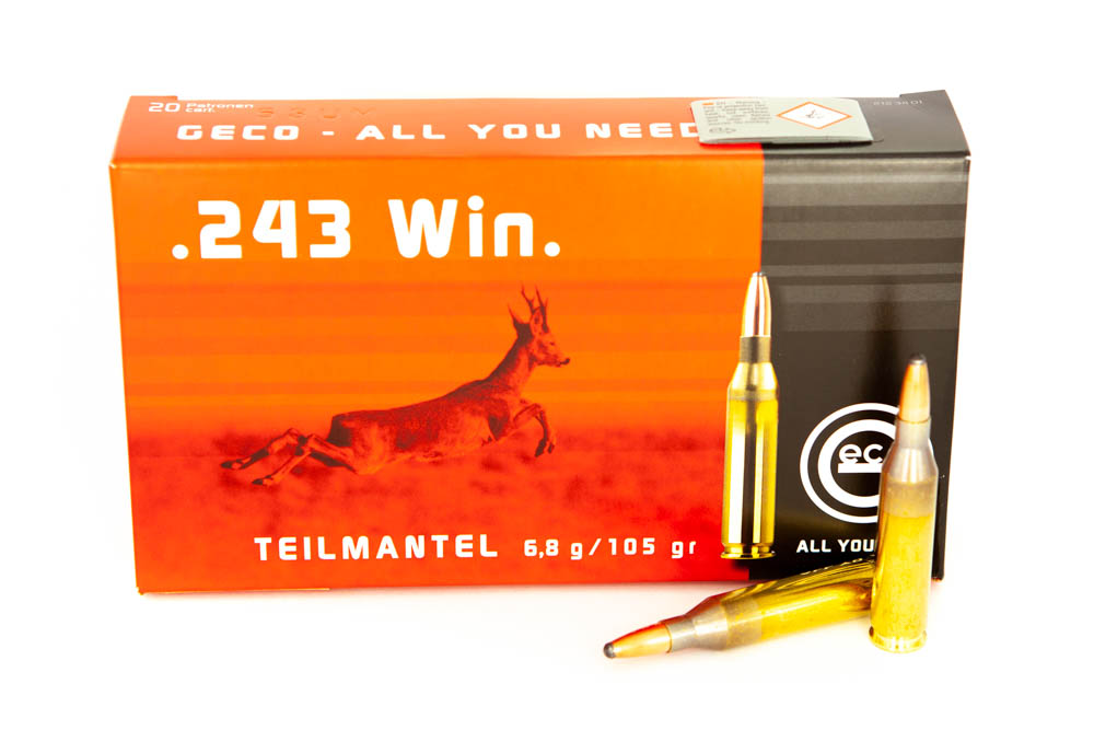 Geco .243 Win 6,8g / 105grs TM Geco .243 Win 6,8g / 105grs TM