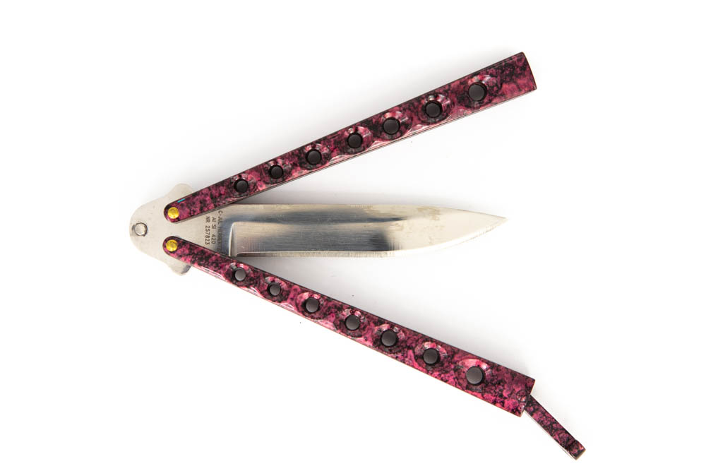 Herbertz Butterflymesser Hammerschlag rot Herbertz Butterflymesser Hammerschlag rot