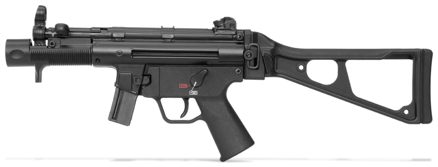 H&K SP5K ohne Picatinny-Adapter, klappbare Schulterstütze H&K SP5K ohne Picatinny-Adapter, klappbare Schulterstütze