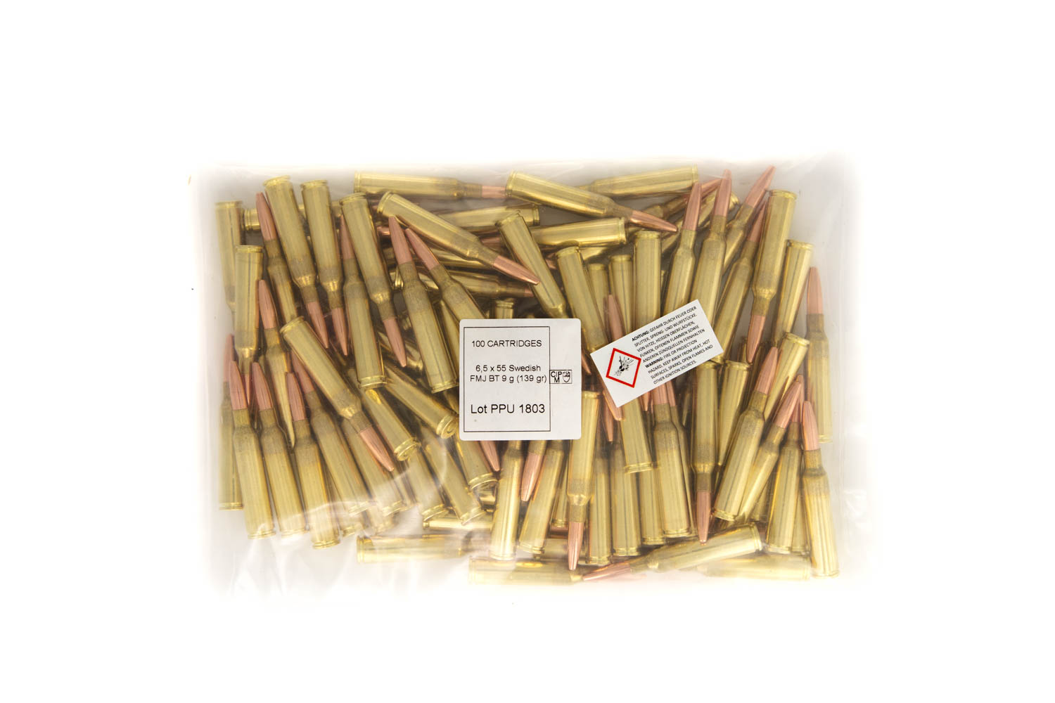 PPU 6,5x55 SE 138grs VM 6,5x55 PPU 6,5x55 SE 138grs VM 6,5x55