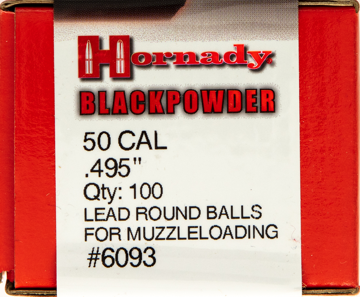 Hornady .50 (.495) Rundkugle Hornady .50 (.495) Rundkugle