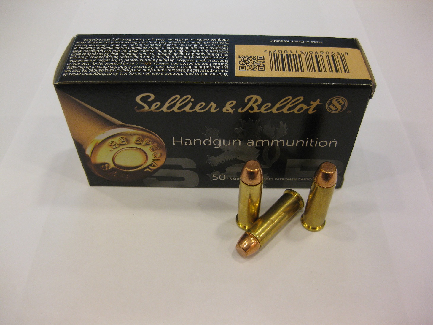 S&B .38 Spec. 158grs VM 50er . S&B .38 Spec. 158grs VM 50er .