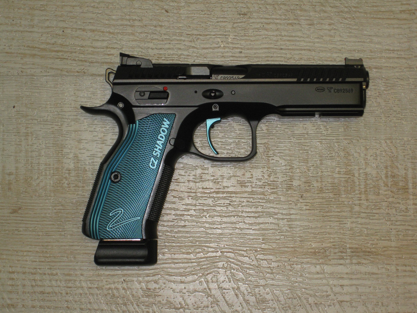 CZ Shadow 2 Blue Single Action CZ Shadow 2 Blue Single Action