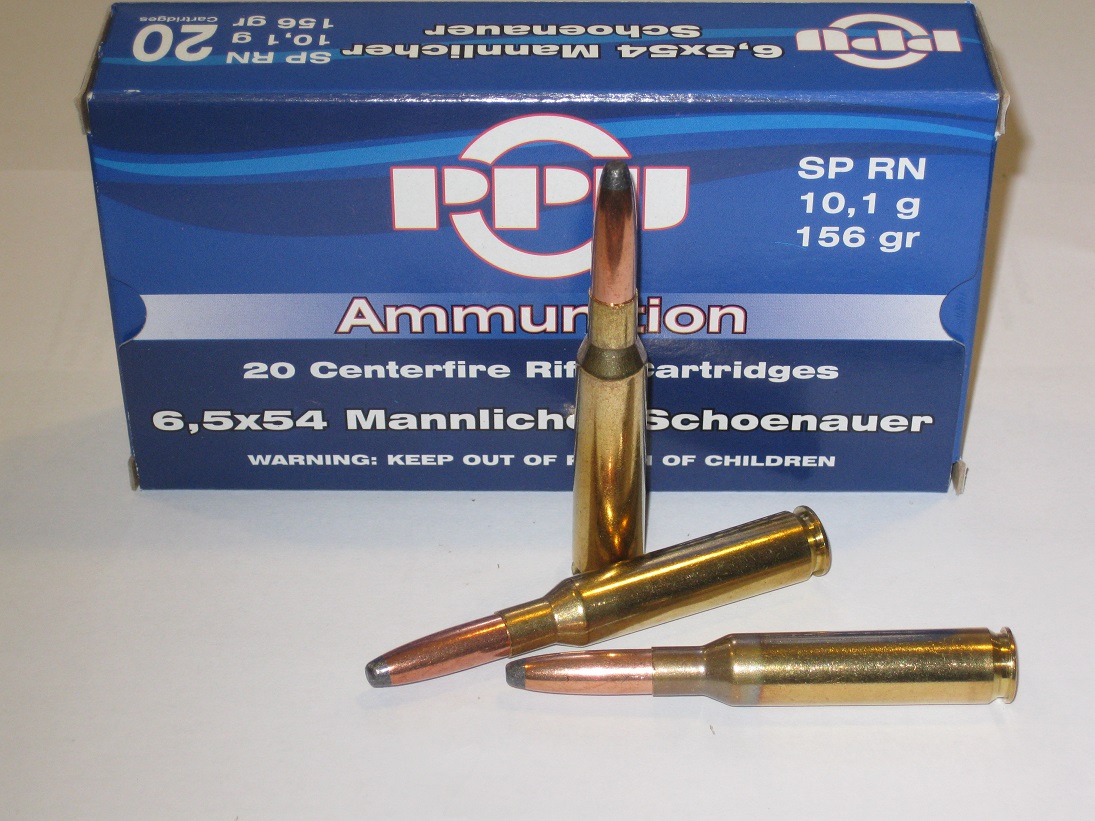 PPU 6,5x54 M.S. 10,1g/156grs Teilmantel PPU 6,5x54 M.S. 10,1g/156grs Teilmantel