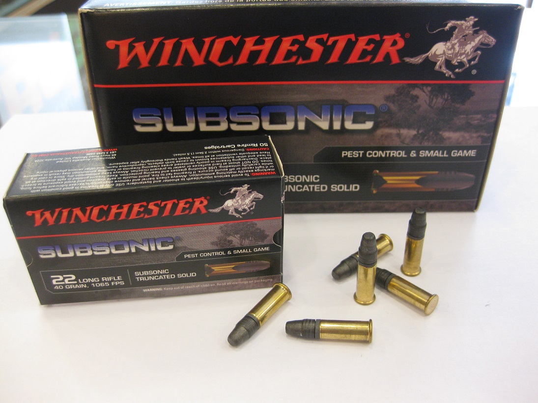 Winchester .22 lr Subsonic Winchester .22 lr Subsonic