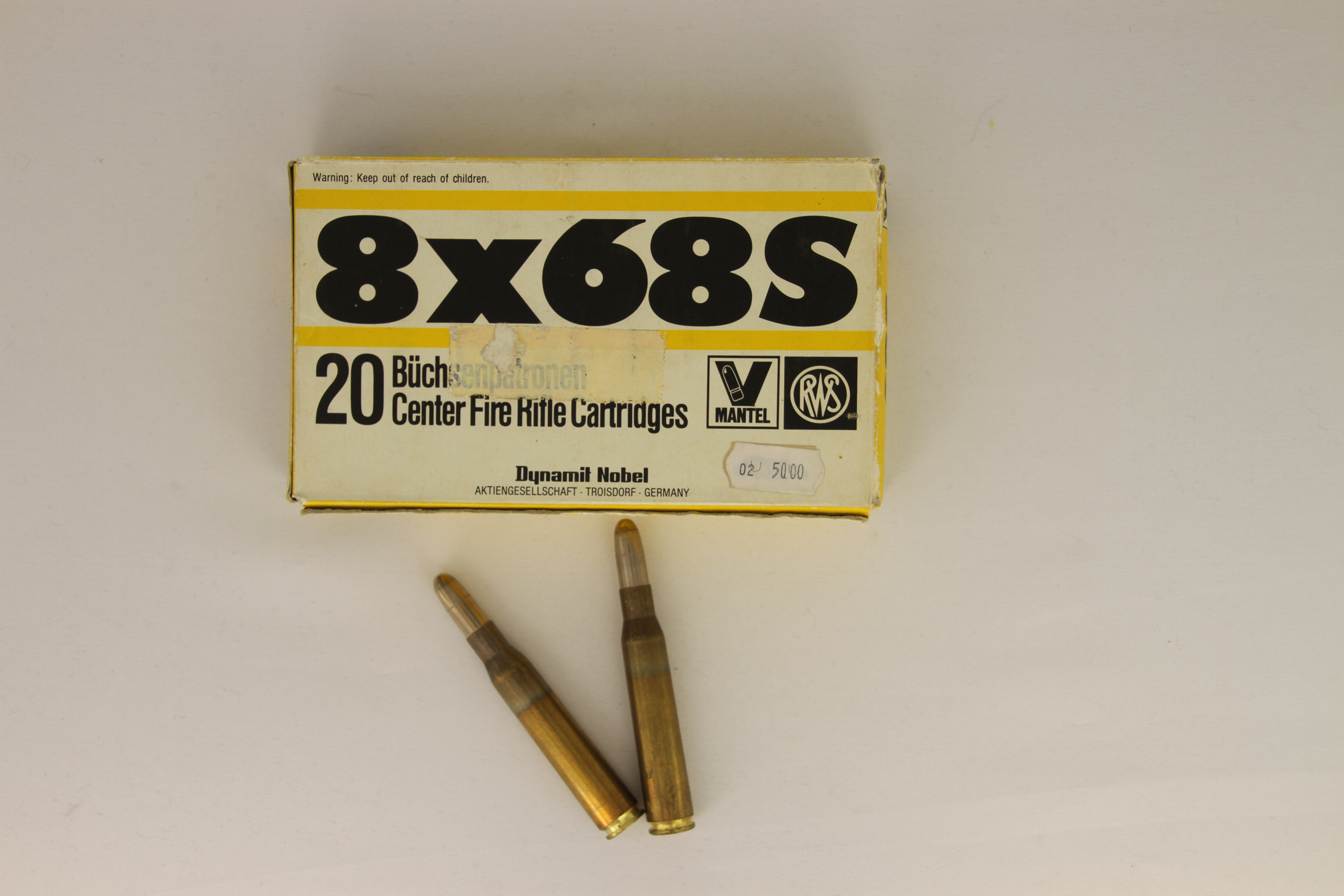 RWS 8x68 S VM 12,7g/196grs RWS 8x68 S VM 12,7g/196grs
